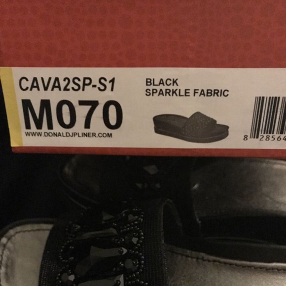 DONALD J PLINER "Cava" in Embellished Black 7M - Picture 4 of 5